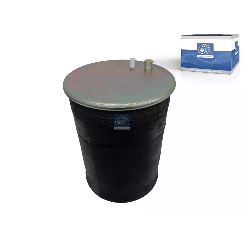 Cuscino ad aria, con pistone in acciaio, D1: 273 mm, D2: 230 mm, dmax: 320 mm, m18 x 2, m16 x 1,5, m12 x 1,5, l: 328 mm