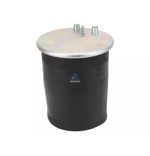 Air Cushion, con pistone di plastica, d: 260 mm, l: 278 mm per telaio man, uomo L/M/F/E 2000, Man N -busse - 81.43600.6036