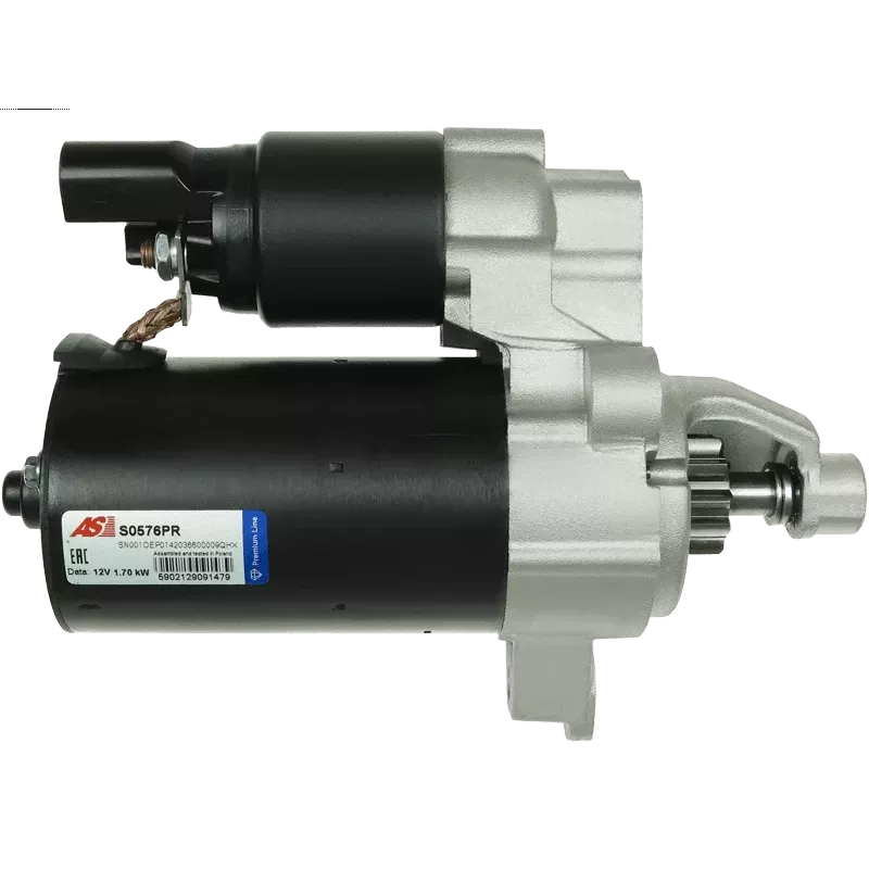 Démarreur 12V 1.70kW 10 dents BOSCH 0001138013, 0001138014, 0001138067, 0001138068, 0986025230