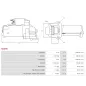 Démarreur 12V 2.20kW 11 dents AS-PL S0595, UD13030S, BMW 12417798006, 12417804140, 12417812034