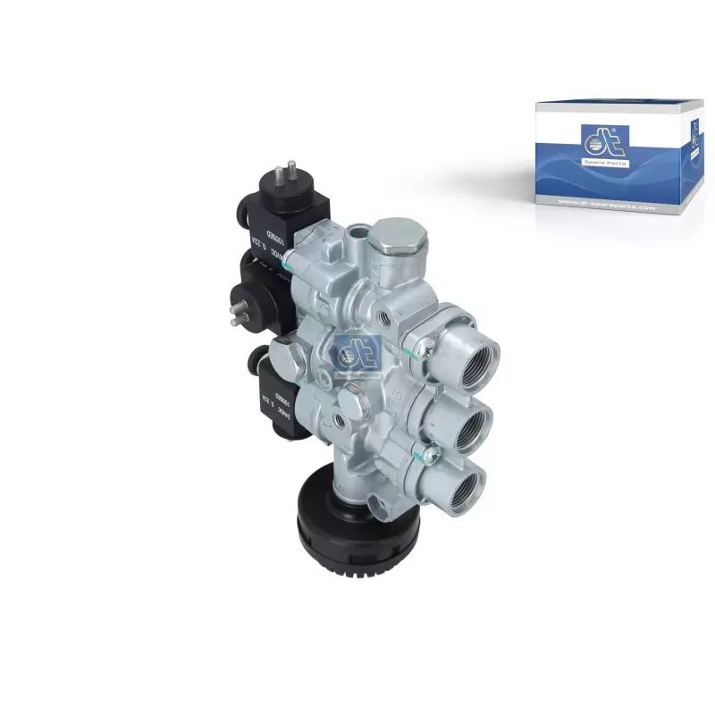 Electrovalve, ECAS, 24 V, M22 x 1,5, M27 x 1, max. 13 bar per DAF 45/55/65/75/85/95, f/n 500-3600, Iveco City Class Electrovalve, ECAS, 24 V, M22 x 1,5, M27 x 1, max. 13 bar per DAF 45/55/65/75/85/95, f/n 500-3600, Iveco City Class