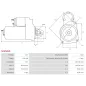 Démarreur 12V 0.90kW 9 dents Remplace BOSCH 0001106011, 0001106015, 0001107402, 0986018010, 0986018011