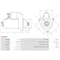 Démarreur 12V 2.00kW 11 dents Remplace BOSCH 0001123036, 0001123037, CARGO 115311, DELCO DRS0241, DS1351