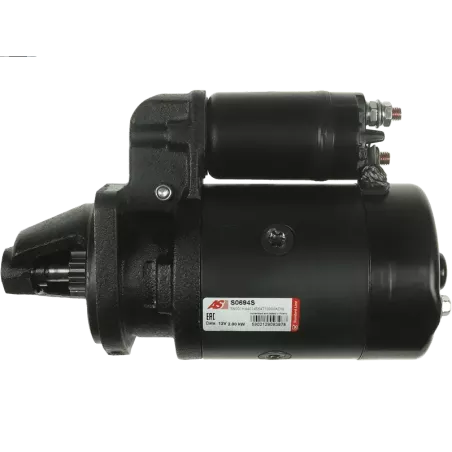 Démarreur 12V 2.00kW 11 dents AS-PL S0694S, UD15199S, BOSCH 0001312001, 0001315002, CARGO 113705