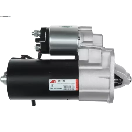 Démarreur 12V 1.70kW 9 dents AS-PL UD20357S, BOSCH 0001115007, DELCO DRS7910N, DS9020N, HELLA 8EA011612-081