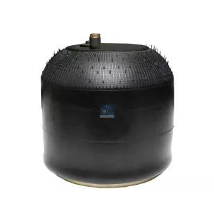 Coussin d'air, avec piston acier, D1: 180 mm, D2: 263.5 mm, Dmax: 352 mm, M16 x 1,5, M24 x 1,5, Lmax: 615 mm Pour DAF