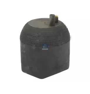 Cuscino ad aria, senza pistone D1: 155 mm, D2: 130,8 mm, d: 240 mm, m16 x 1,5, m24 x 1,5, l: 445 mm per Mercedes-Benz Axor