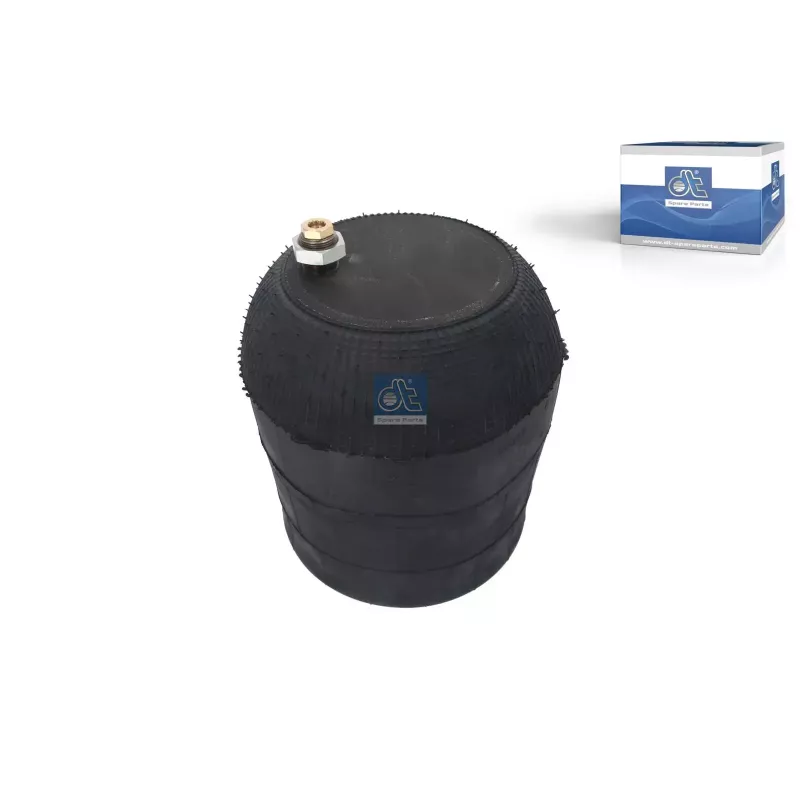 Coussin d'air, avec piston acier, D: 275 mm, M16 x 1,5 Pour Mercedes-Benz Actros 1, Actros 2, Actros 3, Atego 1, Axor, Econic 1