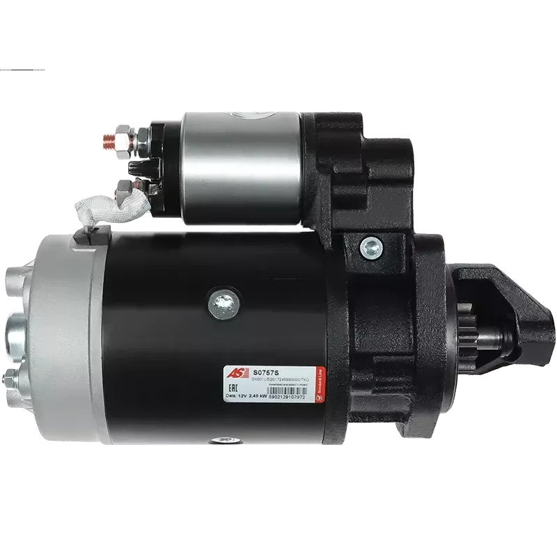 Démarreur 12V 2.40kW 11 dents AS-PL S0757S, UD16568S, UD16574S