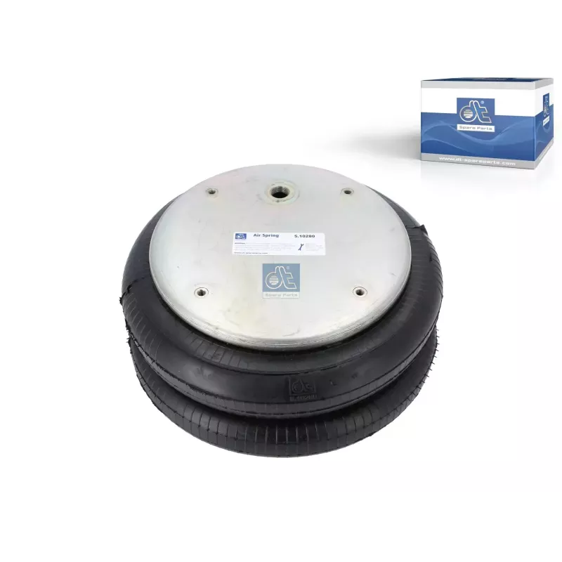 Almofada de ar D: 286 mm, Dmax: 400 mm, M8, M22 x 1,5, L: 264 mm para DAF CF, XF - 1794430