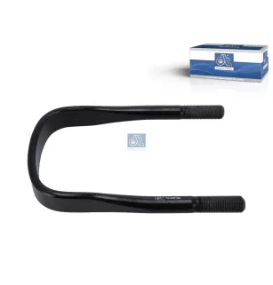 Bride de ressort, M24 x 2, LTh: 63 mm, L: 290 mm, w: 157 mm Pour DAF 45/55/65/75/85/95, CF, F/N 500-3600, LF, XF, XG - 0529939
