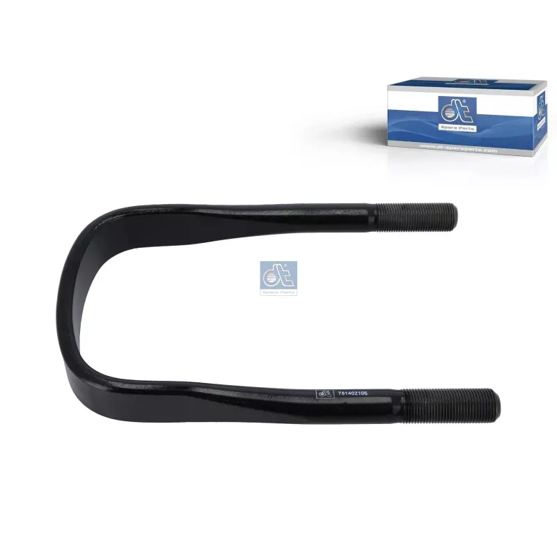 Bride de ressort, M24 x 2, LTh: 63 mm, L: 290 mm, w: 157 mm Pour DAF 45/55/65/75/85/95, CF, F/N 500-3600, LF, XF, XG - 0529939