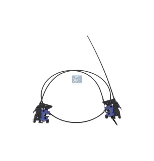 Locking, engine hood, complete for scania p-, g-, r-, t-serie