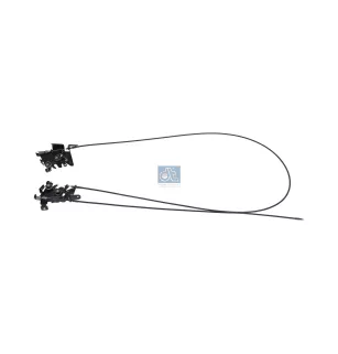 Bloqueo, capucha del motor, completo para Scania P-, G-, R-, T-serie-