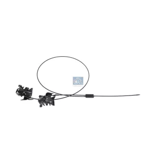 Bloqueio, capô do motor, completo para scania p-, g-, r-, t-serie-