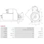 Démarreur 12V 1.10kW 9 dents Remplace BOSCH 0001107433, 0001107434, 0986018480, 1986S00671, F004A94434