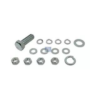 Kit de fixation, coussin d'air Pour DAF 45/55/65/75/85/95, CF, F/N 500-3600, LF, XF, Bus - 0297721S - 0377498S - 0388165S
