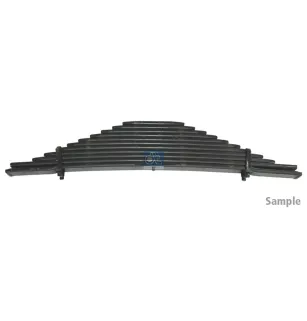 Ressort à lames, L: 1510 mm, W: 100 mm, 7x23,5 Pour Renault G / Manager, Kerax - 5010383734
