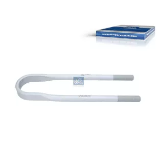Bride de ressort, M22 x 1,5, LTh: 70 mm, L: 410 mm, w: 80 mm Pour Renault D-Serie, Midlum - 5010557701