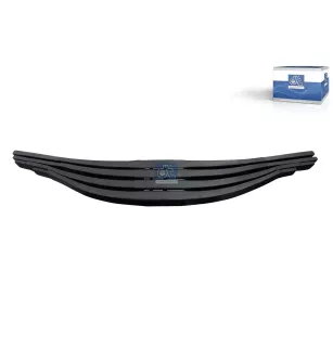 Spring of blades, L: 1630 mm, W: 90 mm, H: 220 mm, 4 layer for Renault K -Serie, Kerax - 7420795357
