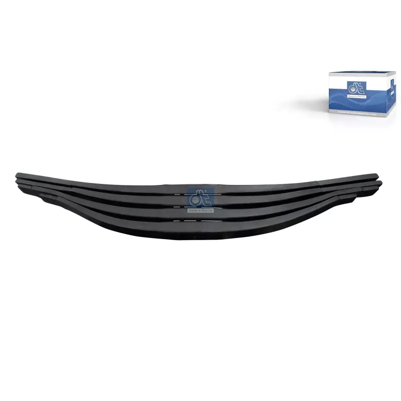 Spring of blades, L: 1630 mm, W: 90 mm, H: 220 mm, 4 layer for Renault K -Serie, Kerax - 7420795357