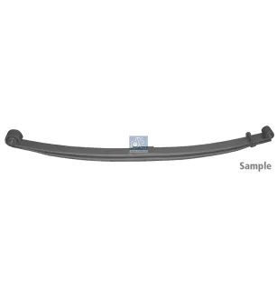 Ressort à lames, L: 1960 mm, W: 80 mm, 2x35 + 1x43 Pour Renault Midlum - 5010488356