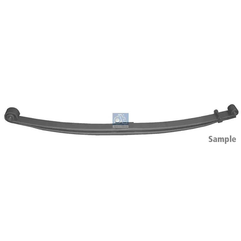 Ressort à lames, L: 1960 mm, W: 80 mm, 2x35 + 1x43 Pour Renault Midlum - 5010488356
