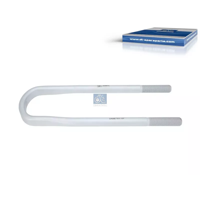 Bride de ressort M24 x 2, LTh: 75 mm, L: 415 mm, w: 101 mm Pour Renault G / Manager, Kerax, Magnum, Premium - 5010630362