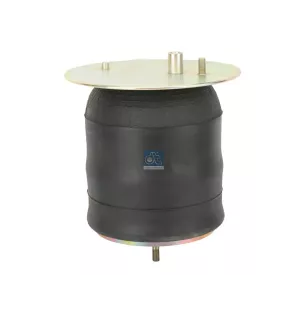 Coussin d'air, avec piston acier, D: 280 mm, Dmax: 280 mm, M12 x 1,25, M16 x 1,5, L: 300 mm Pour Renault Premium
