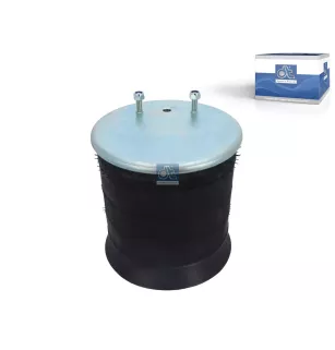 Coussin d'air, avec piston plastique D: 259 mm, Dmax: 287 mm, M12, M16 x 1,5, L: 225 mm Pour Renault Midlum - 5010600262