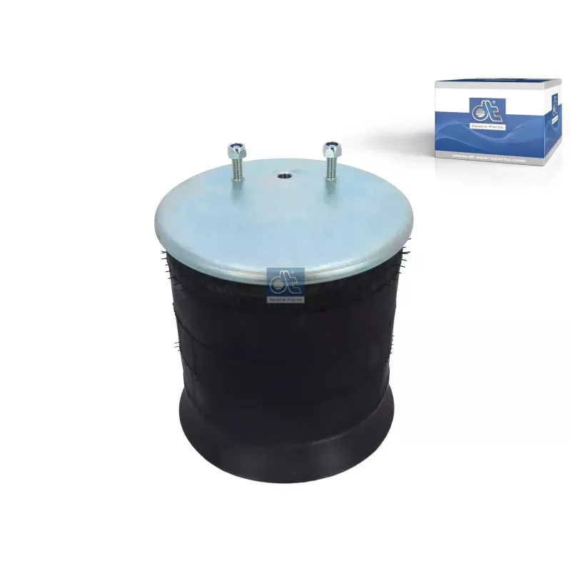 Coussin d'air, avec piston plastique D: 259 mm, Dmax: 287 mm, M12, M16 x 1,5, L: 225 mm Pour Renault Midlum - 5010600262