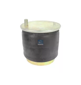 Coussin d'air, avec piston acier D: 259 mm, Dmax: 290 mm, M16 x 1,5, M24 x 1,5, L: 275 mm Pour Renault Kerax, Magnum, Premium