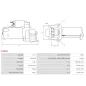 Démarreur 12V 1.60kW 9 dents AS-PL S1002, DELCO 10455010, 10455025, 10455048, 10455053