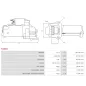 Démarreur 12V 1.80kW 9 dents AS-PL S1003, CARGO 111034, DELCO 10455011, 10455013, 10455016