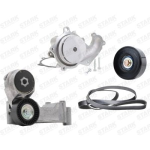 Pompe à eauJeu de courroie trapézoïdale à nervures FORD 074145933P, 11288573253, 11288573252