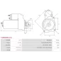 Démarreur 12V 1.7kW 10 dents AS-PL UD02653S, HYUNDAI / KIA 36100-3C220 36100-3C221, MANDO EX361003C221, PARTS MALL PXPSA-020