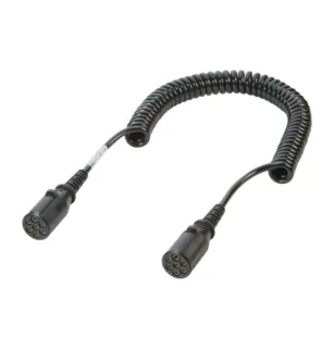 Kabel 24N, 7-adrig, umspritzte Kunststoffstecker, 24 Volt