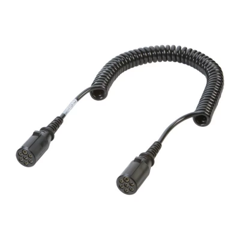 Kabel 24N, 7-adrig, umspritzte Kunststoffstecker, 24 Volt Kabel 24N, 7-adrig, umspritzte Kunststoffstecker, 24 Volt