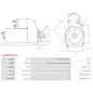 Démarreur 12V 1.70kW 12 dents CARGO 115446, DELCO 8000511, HYUNDAI / KIA 36100-2A800, 36100-2A810, 36100-2A830