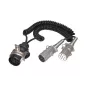 Adapter cords for tractors and semi-trailers equipped with 15 and 7 pole bases - 24 Volts
