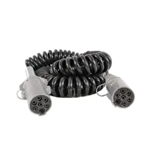 Cordoni 24N Femmina 7 conduttori spine metalliche ISO 1185 24 Volt CON molla