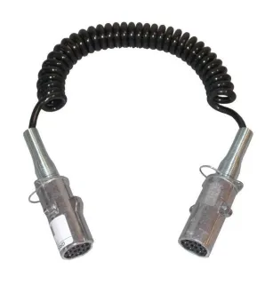 Cordoni 24N Femmina 7 conduttori spine metalliche ISO 1185 24 Volt CON molla