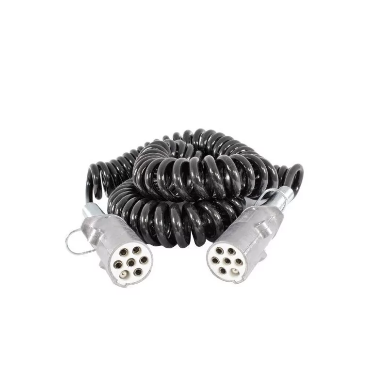 Cavi a 7 conduttori dotati di spine metalliche ISO 24 Volt + molla 24S MASCHIO Cavi a 7 conduttori dotati di spine metalliche ISO 24 Volt + molla 24S MASCHIO