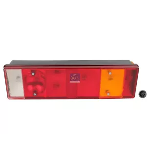 Feu arrière 24 V, Lb: 152 mm, L: 465 mm, H: 130 mm Pour DAF 45/55/65/75/85/95, MAN G/M/F 90, L/M/F/E 2000, TG-Serie