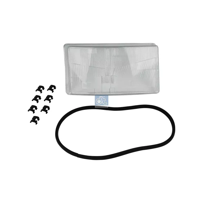 Verre de phare principal, droite pour Scania - 1446584