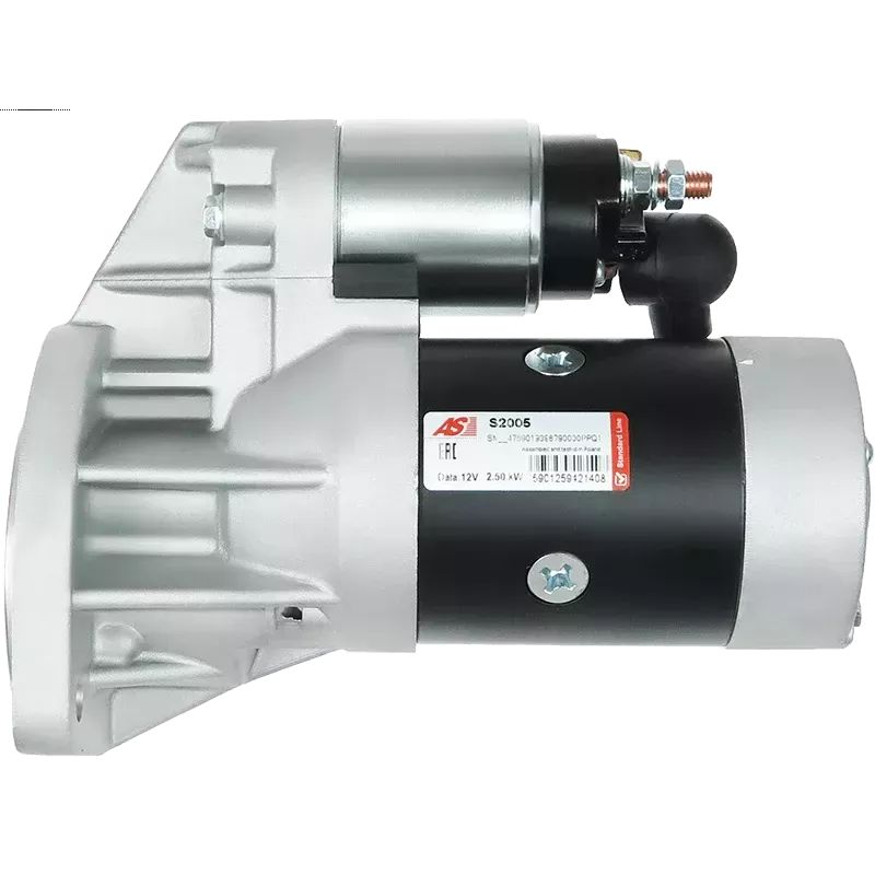 Démarreur 12V 2.50kW 9 dents AS-PL S2005, HITACHI S13-107, S13-107A, S13-127, S13-127A Démarreur 12V 2.50kW 9 dents AS-PL S2005, HITACHI S13-107, S13-107A, S13-127, S13-127A