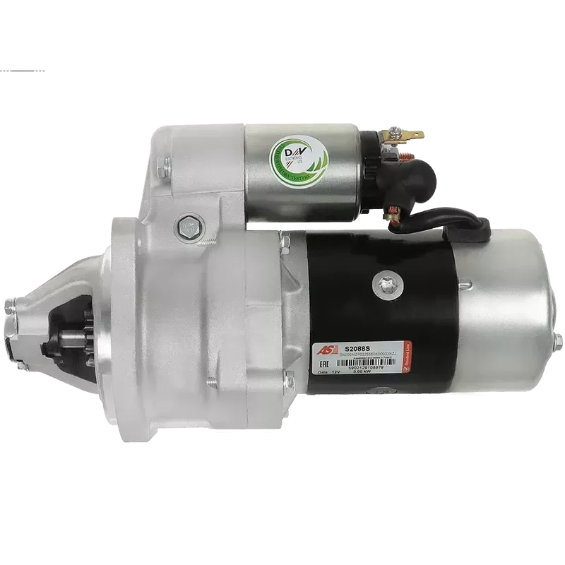 Démarreur 12V 3.00kW 9 dents AS-PL S2088S, UD13635S, CARGO 112672 ...