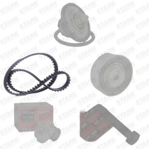 Kit de distribution pompe à eau OPEL D96352407, 96352407, 96183353