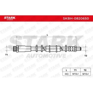 Flexible de frein CITROËN 480635, ZF07567862, 0000071736954