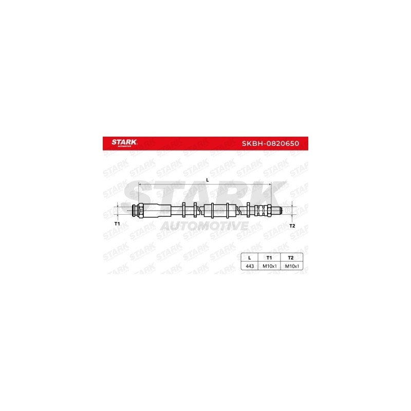 Flexible de frein CITROËN 480635, ZF07567862, 0000071736954